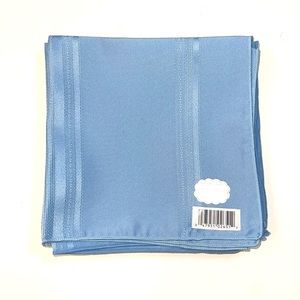 Set of 8 Blue Cloth Napkins